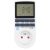 IZOXIS Digital Programmable Timer Switch Front View with Socket