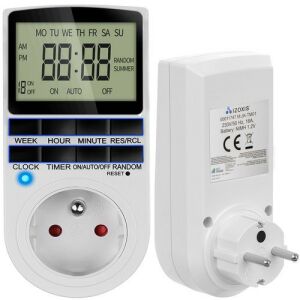 IZOXIS Comutator Digital cu Timer cu Display LCD și Priză - Iso Trade