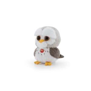 Trudi SWEET COLLECTION Bagoly 9 cm plush owl toy, grey and white, soft and cuddly - Trudi