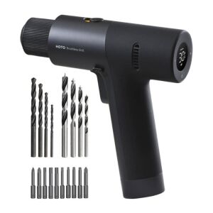 HOTO QWLDZ001 12V Brushless Drill with drill bit set - Tool