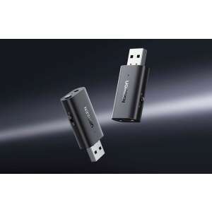 UGREEN CM523 Bluetooth Audio Transceiver, czarny, 2 urządzenia - Pojazd i części