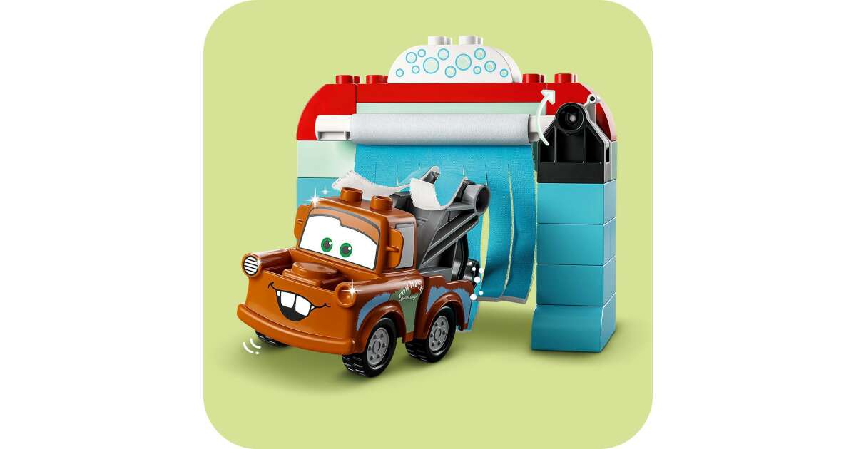 LEGO DUPLO Disney Lightning McQueen and Mater s fun car wash 10996 Pepita