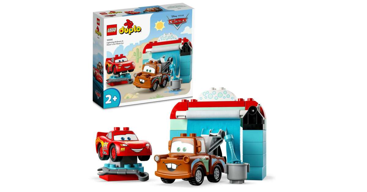 LEGO® DUPLO® Disney™ Lightning McQueen and Mater's fun car wash 10996