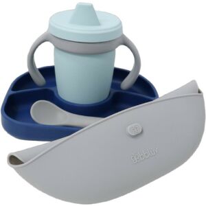 Bblüv Set-szilikon etetési szett Navy