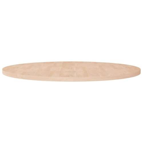vidaXL kerek kezeletlen tömör tölgyfa asztallap Ø90 x 2,5 cm - Asztallap