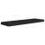 Fekete MDF fali polc, 80 x 23,5 x 3,8 cm
