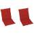 vidaXL 2 db piros oxford szövet háttámlás székpárna 100x50x3 cm, 2 db piros székpárna készlet kültéri használatra, kényelmes és tartós