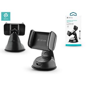 Devia Universal Suction Pad Car Mount V2 für 3,5-6 Zoll Handys, schwarz - Devia