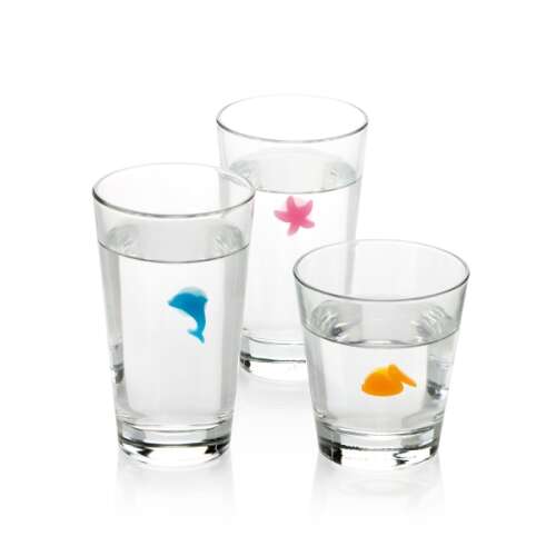 myDRINK Pohár jelző, 12 db, óceán
