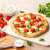 DELÍCIA pizza stone 38 x 32 cm, pizza with mozzarella and cherry tomatoes