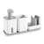 PURO Dishwashing Set with Soap Dispenser, Sponge Holder, and Brush Holder
