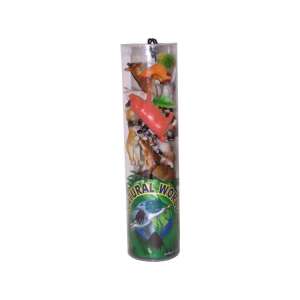 Natural World farm animals plastic toy set in a tube, 8 inches - Figure