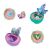 Hatchimals Rainbow-cation Sibling Luv Pack figurák és kiegészítők