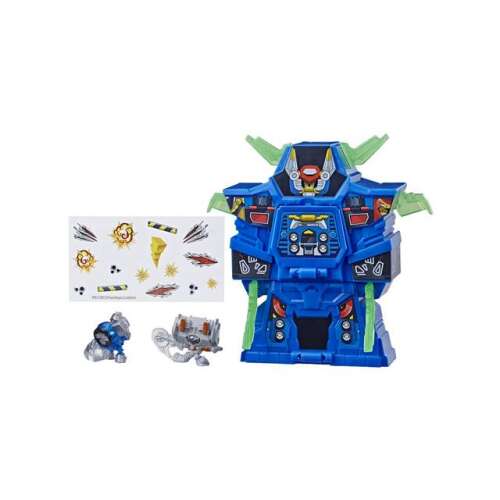 Power Rangers Micro Morphers Zordok meglepetéscsomag, tartalmaz egy nagy robotot és két minifigurát, Hasbro - Figura