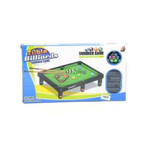 Joc de biliard de masă snooker, 27,5x19x7cm, cu bile și tacuri - Biliard