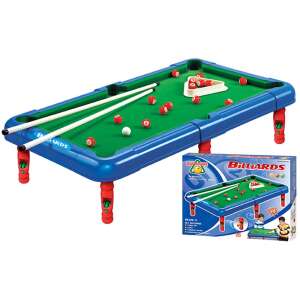 Superior Billiards Játék Asztal, kék és zöld, pálcákkal és golyókkal - Biliárd