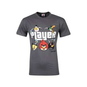 Angry Birds Player T-Shirt, grau, Größe XL - Herrenbekleidung