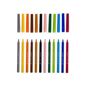 Bruynzeel Kids 12 darabos filctoll készlet - Válogatott színek gyerekeknek - Rajzeszköz