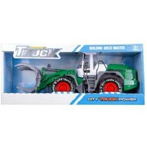 Green and white City Truck Power Building Great Master toy truck with a claw - Work machine for children