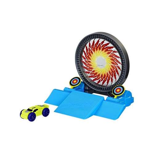 Nerf Nitro Bullseye Blast kaszkadőr szett, játék autó kaszkadőr szett, Nerf Nitro kaszkadőr szett