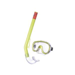 Set de scufundare Rimini, mărime S, snorkel galben și mască de scufundare transparentă - Seturi de scufundare