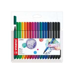 STABILO pointMax 18er-Set Feinliner, sortierte Farben, 0,8 mm Spitze, ideal zum Schreiben, Zeichnen und Malen - Schulanfang, Schulmaterialien