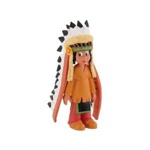 Yakari Indian figure with headdress, Bullyland - Bullyland