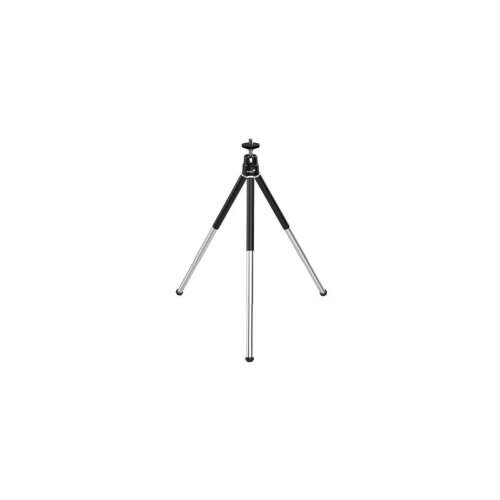 Genius Tripod 1 schwarzes Stativ, kompakt und leicht, perfekt für Smartphones und kleine Kameras