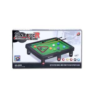 Set de joc mini biliard, include masa, bile, tacuri și suport triunghiular - Biliard