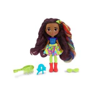 Păpușa Sunny Day Pop-n-Style Rox cu accesorii, inclusiv o perie, o oglindă și agrafe de păr - Mattel Baba