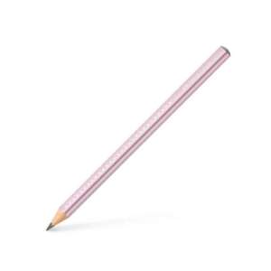 Faber-Castell Sparkle Jumbo Bleistift, Perlmutt Metallic Pink - Graphitstifte