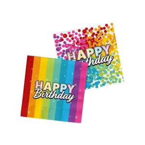 Happy Birthday Servietten, 20Stk. 84900387 - Papierprodukte für den Haushalt