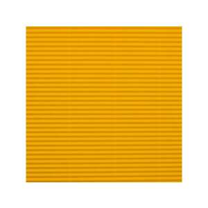 Okkersárga 3D Dekor Wellpappe B2 50x70cm, gelbe Wellpappe-Platte für Basteln und Dekoration - Unipap