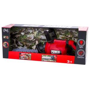 Červená elektrická hračka na strihanie živého plota pre deti so svetelnými a zvukovými efektmi - Šport a voľný čas