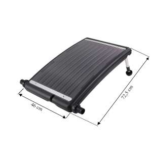 Încălzitor solar pentru piscină Leziter LSZP-6500, 6500 l/h, negru, cu picioare reglabile, 72,5 x 46 cm - Grădină