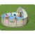 Bestway Pool mit Sonnenschutz, Sommerspaß