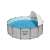Bestway Steel Pro MAX Pool überirdisch mit beigefarbenen Baldachin