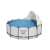 Bestway Steel Pro MAX Pool überirdisch mit beigefarbenen Baldachin