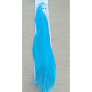 Türkiz kék szintetikus póthaj fonáshoz, 140cm hosszú, 80g - Fodrászkellék