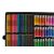 XXL GIGA Creative Art Set: Close-up of colored pencils and markers