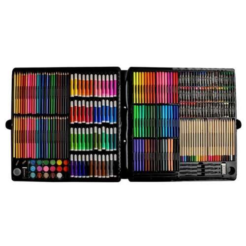 XXL GIGA Creative Drawing and Painting Set with 288 pieces in a storage box, open