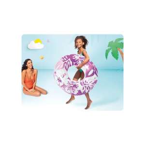 INTEX inel gonflabil pentru copii cu model floral, 91cm, violet - Colaci de înot