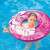 INTEX inel gonflabil pentru copii cu model floral, 91cm, roz, o fată îl folosește în piscină