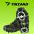 Trizand crampons for shoes, size M, black and silver, 12 spikes per crampon
