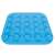 Purlov Anti-stressz szőnyeg / kutyatálca, blue silicone mat with suction cups