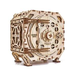 Mechaniczne puzzle 3D, Sejf na biżuterię, WT, Drewno, 259 elementów