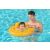 Bestway yellow baby swim ring with baby and parent in pool