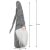 Grey Christmas gnome with dimensions, festive decor