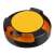 Rotating mouse toy for cats, black and yellow interactive cat toy