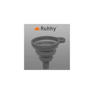 Ruhhy 20758 grey silicone foldable funnel - Kitchen funnel